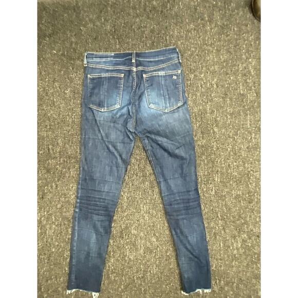 Rag & Bone Jeans Womens Size 28 Blue 10 Inch Ankle Skinny Mad River Dark Wash - Picture 4 of 4